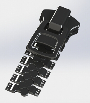 Jumbo Anime Zipper WIP | 3d print model