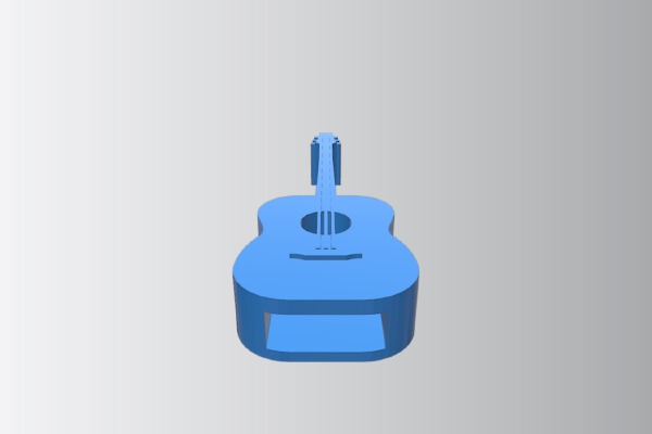 Guitar USB | 3d print model