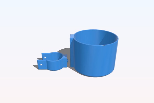Stroller Cup Holder | 3d print model