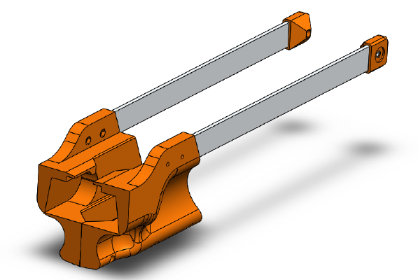 Nerf Longshot Pump Grip | 3d print model