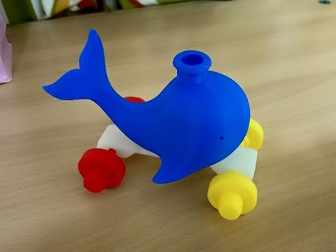 Whale air propelled Car