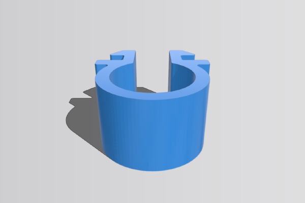 cable clip for 2020 profile | 3d print model