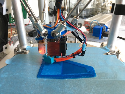 E3D 6 Lite Effector for 3KU Delta Printer with BLTouch mount | 3d print model