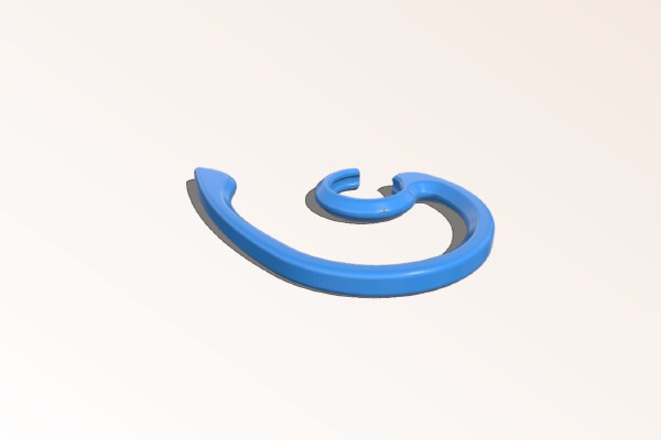 Google Pixel 3 earbuds hook | 3d print model