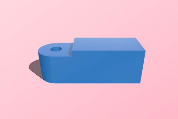 Minecraft Keychain Zombie Leg | 3d print model