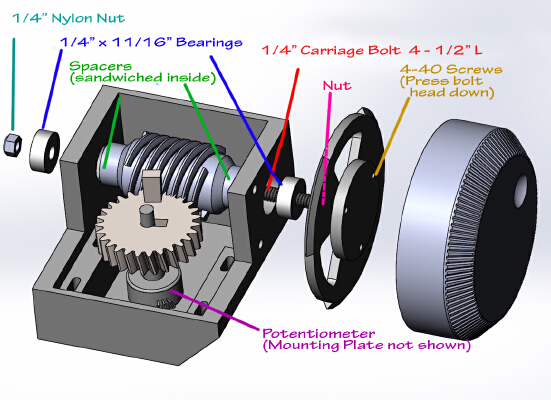 Large Potentiometer Knob | 3d print model
