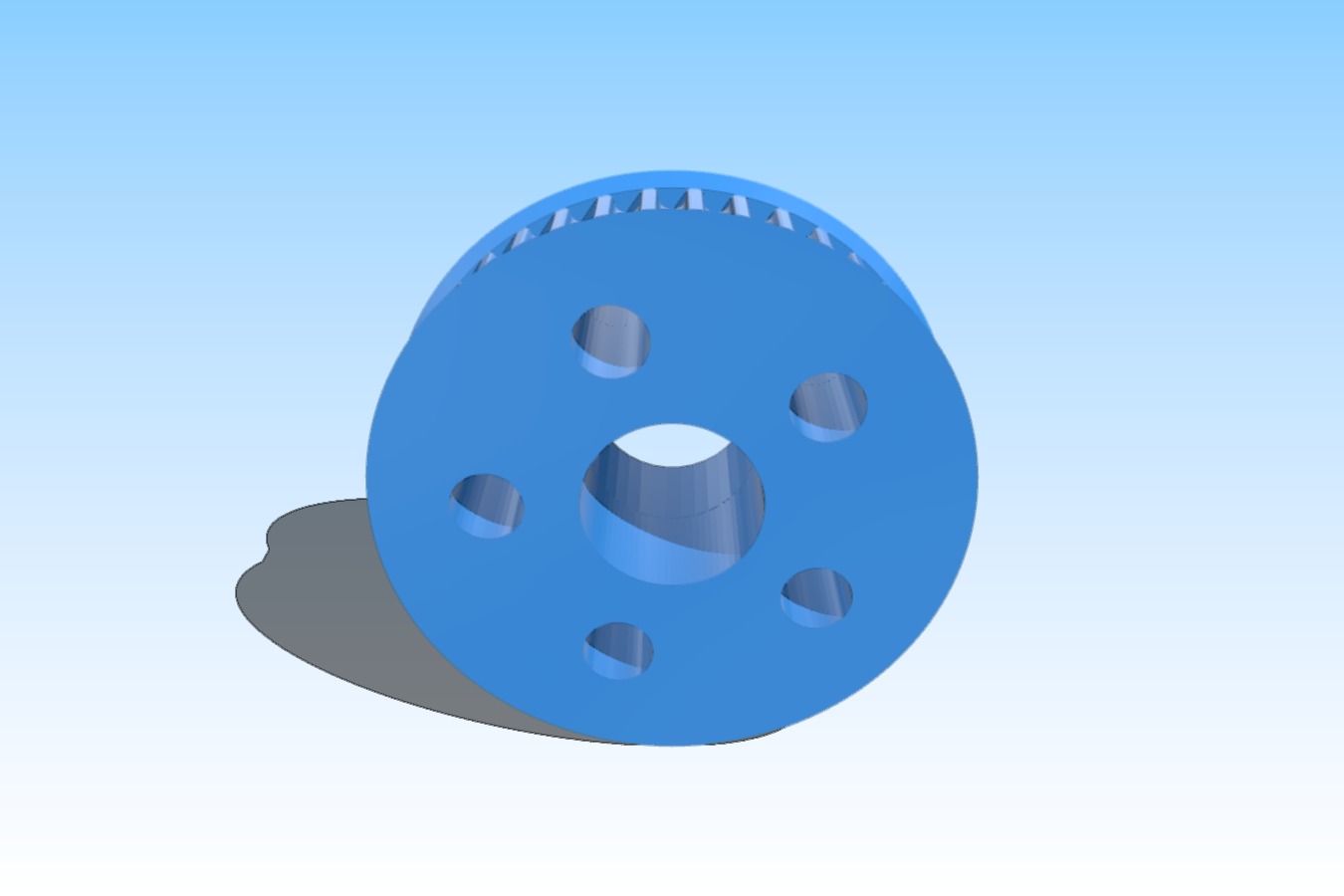 Longboard Wheel Pulley mount - HTD 5mm, 9mm width