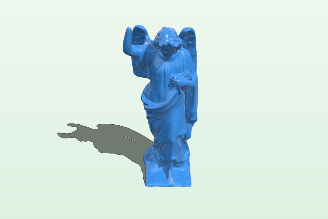Funerary statue of an angel