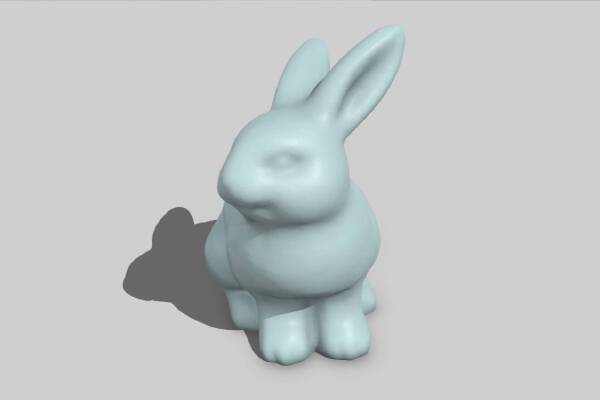 Sitting Easter Rabbit | 3d print model