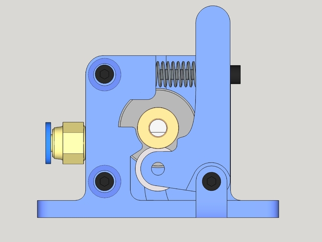 Bowden Extruder (manually loosened) for Micromake C1 and other