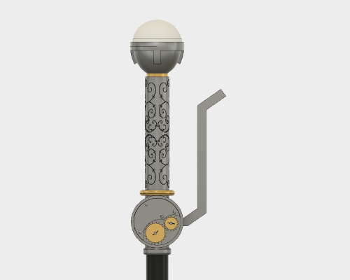 Professor Ozpin's Cane Topper - RWBY | 3d print model