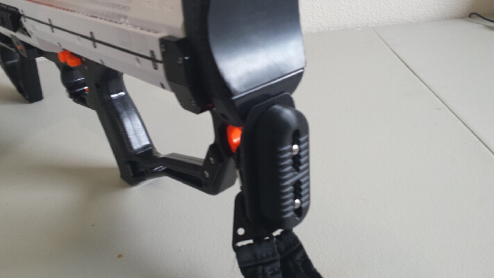 Nerf Rival Hades adjustable rear stock | 3d print model