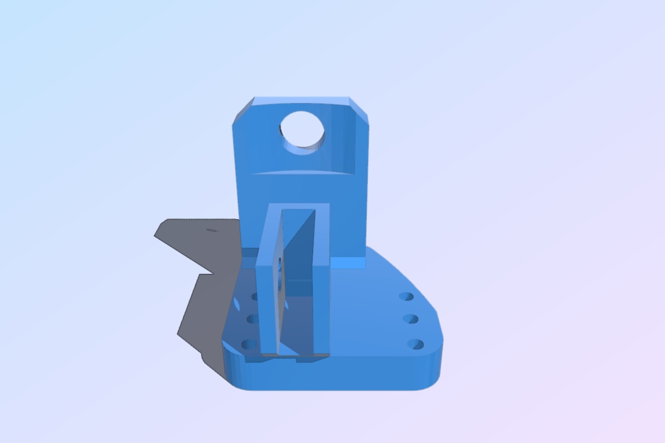 Prusa i3 Dial Indicator Bracket for Bed Leveling