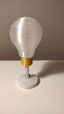 Notification RGB LED Bulb based on esp8266 | 3d print model
