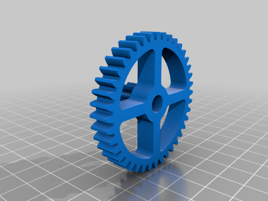 Thickened Large Idler Gear for Dual Mode Spring Motor Rolling Chassis | 3d print model