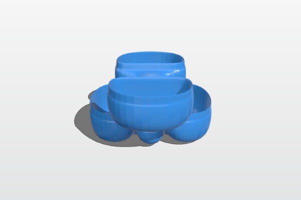 Snack Bowl _ Plant Stand | 3d print model