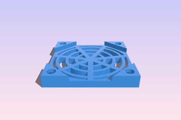 Fan Blade Cover MakerBot Replicator | 3d print model