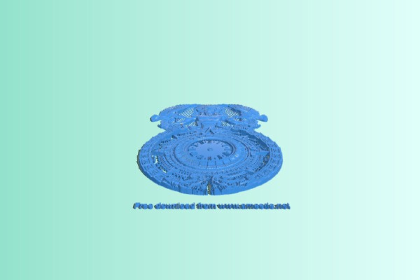 Wall clock pattern | 3d print model