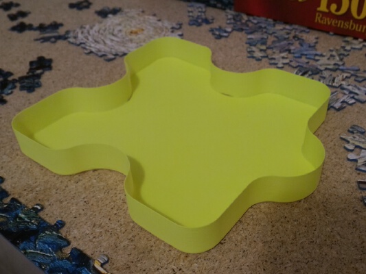 Puzzle pieces tray | 3d print model