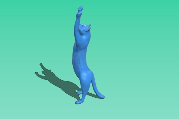 Spring Cat | 3d print model