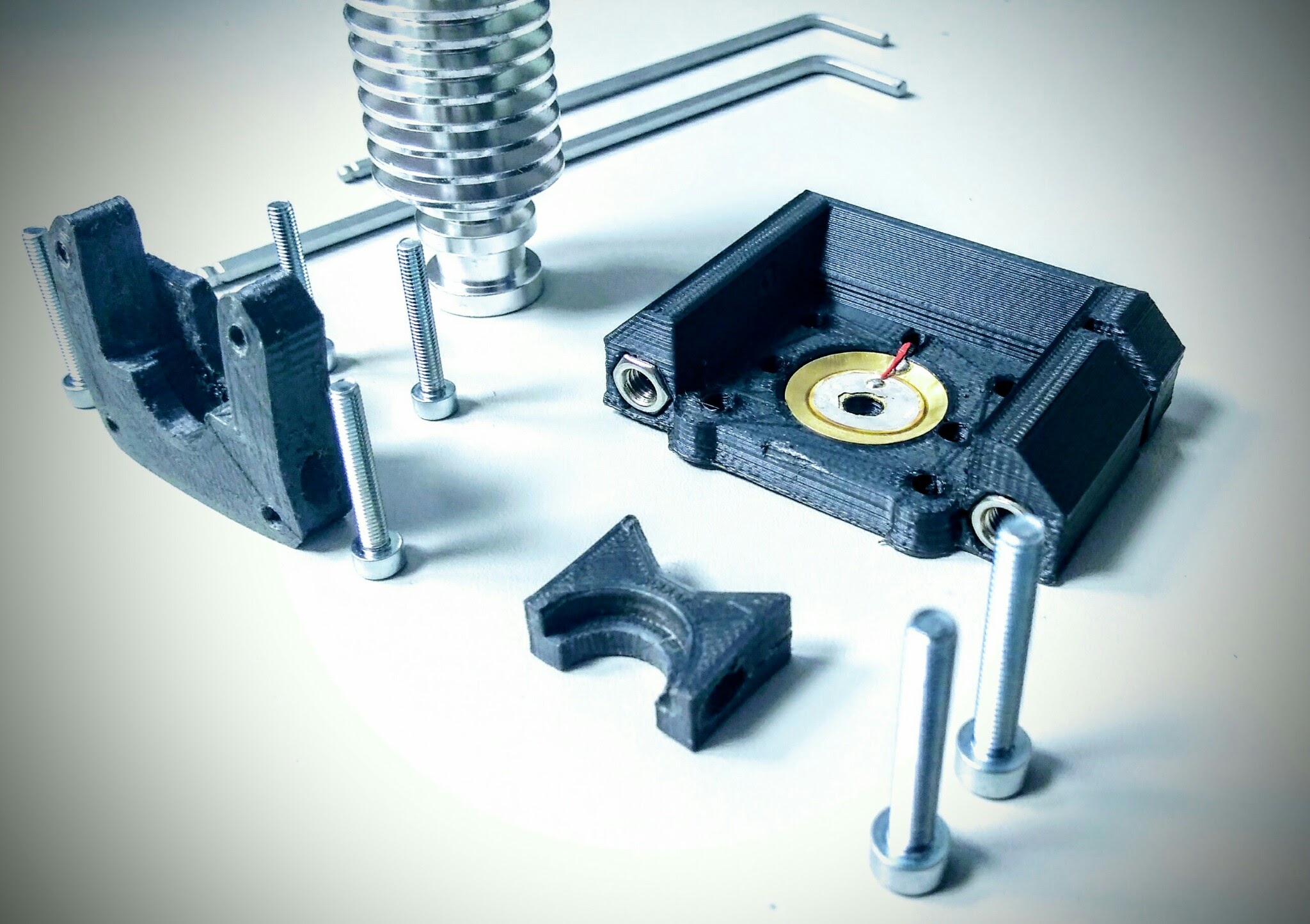 Reach3D Precision Piezo 20 gantry block_hot end mounting assembly