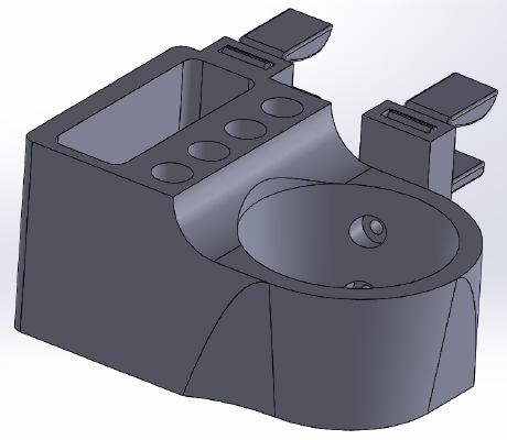Deskside Drink Holder | 3d print model