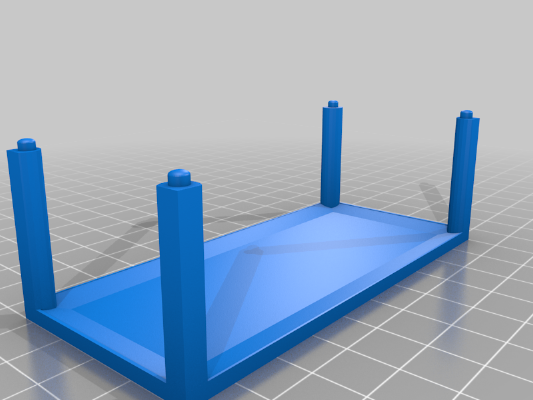 1:64 Modular Display Rack | 3d print model