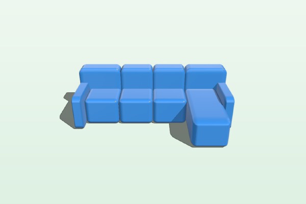 mini sofa | 3d print model