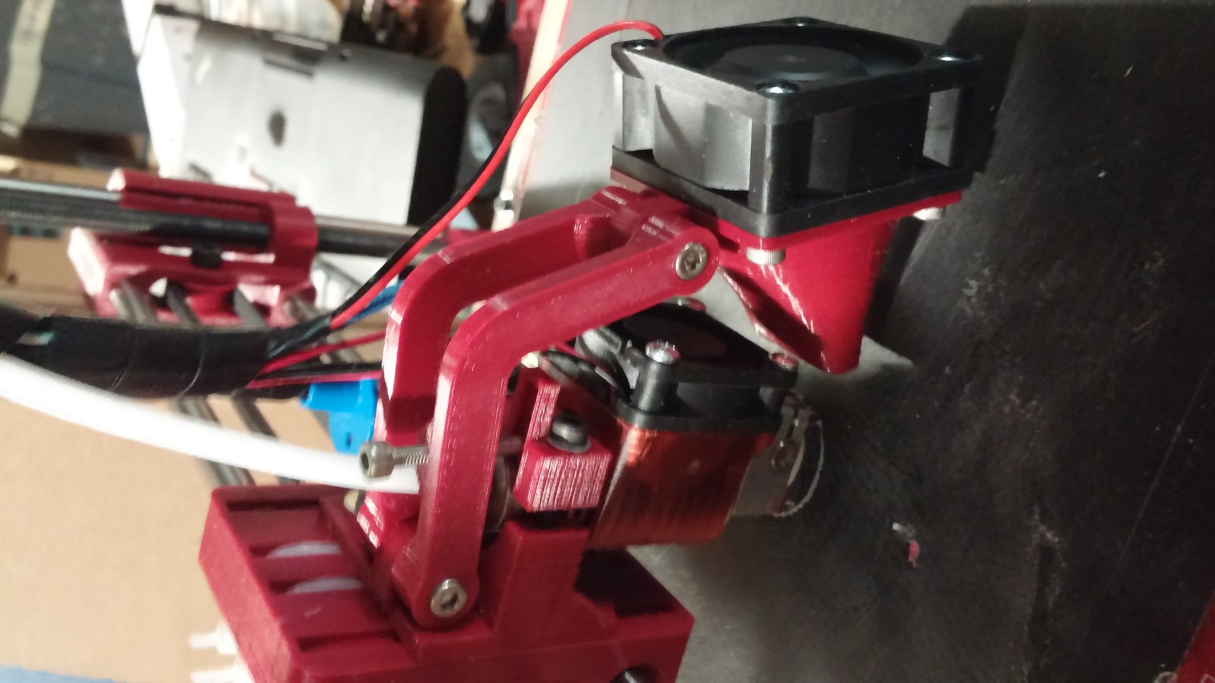 Minimalist X Carriage _ Bowden Hotend Prusa I3 Compatible