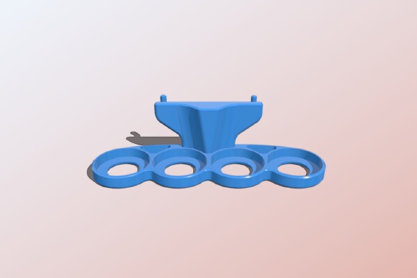 Citadel Paint Holder for Metric Pegboards | 3d print model