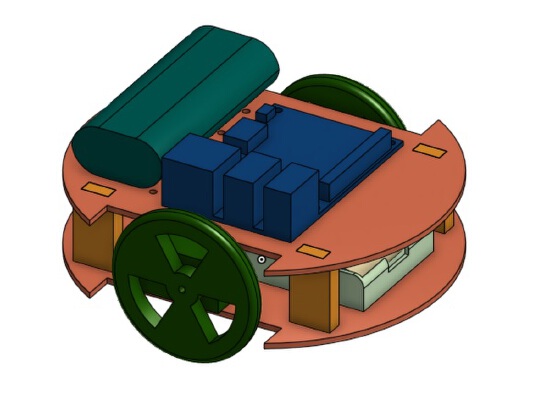 Raspberry Pi 3 bot chassis | 3d print model