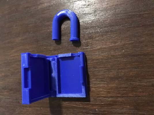 Hidden Compartment Padlock | 3d print model