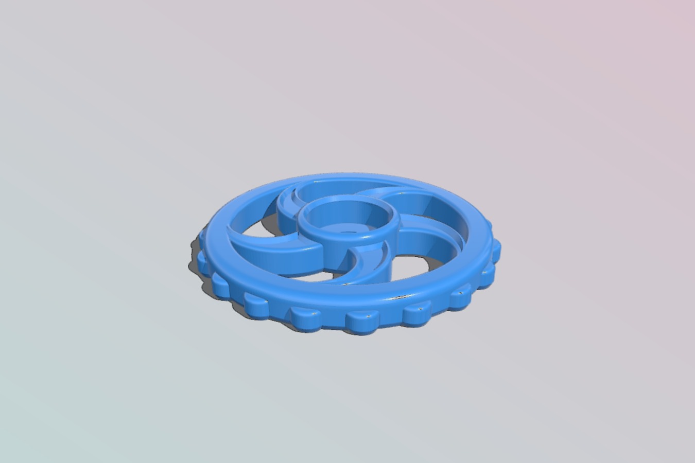 Bed leveling knob