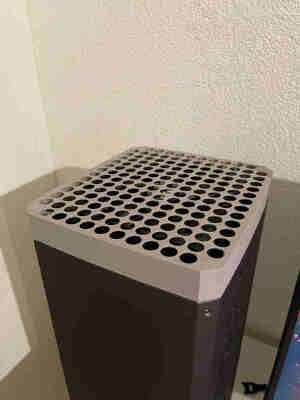 Louqe Raw S1 - Tophat for 140mm fan | 3d print model