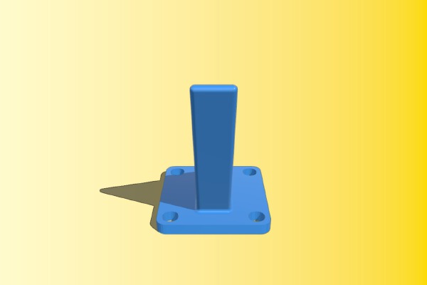 Spyda 500 crossfire landing strut | 3d print model