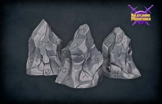 RPM Patreon "Rocks with glyphs" | 3d print model