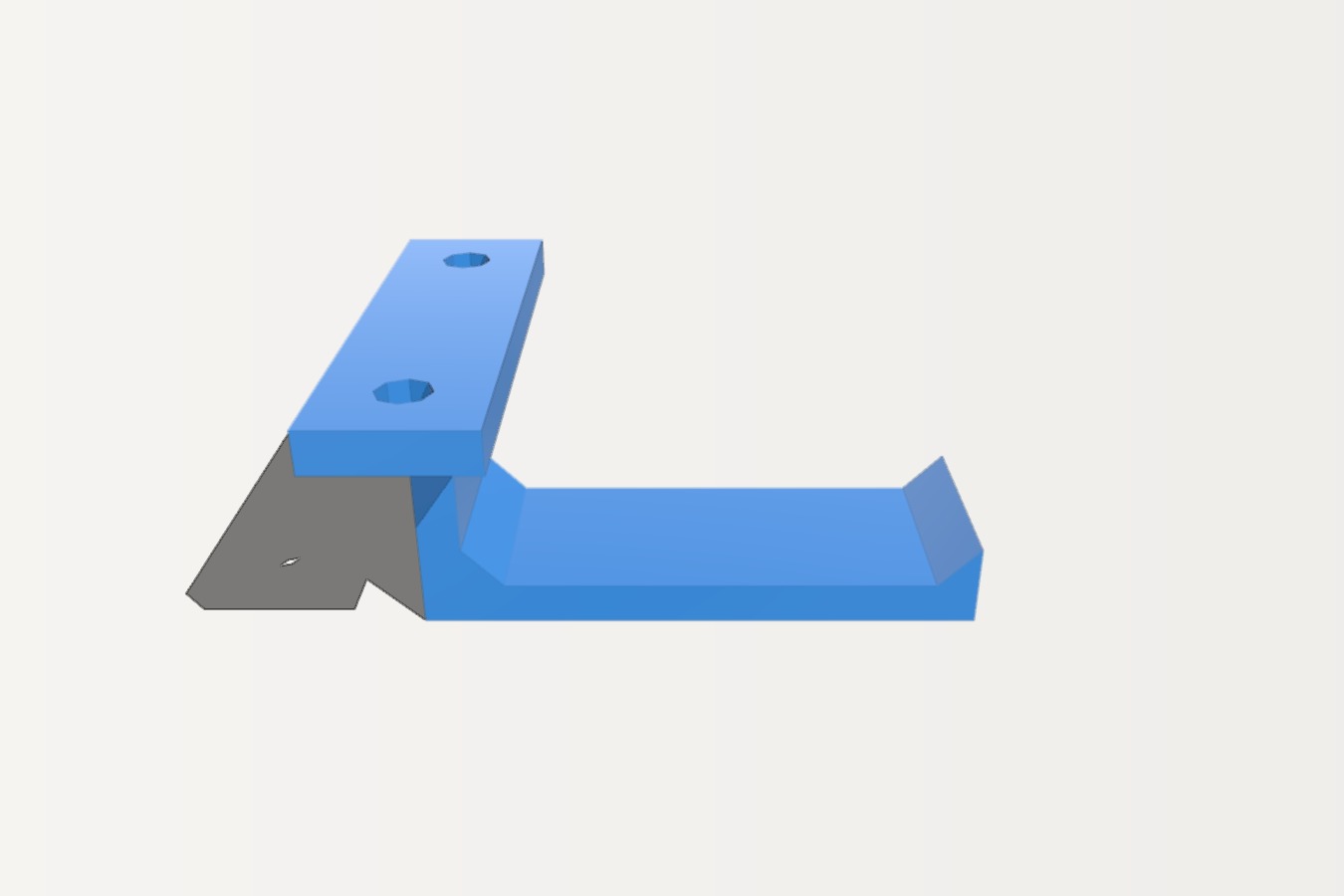 Parametric Under-desk Headset Hanger