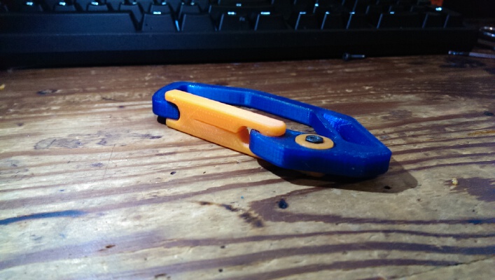 Stronger Flex Door Carabiner | 3d print model