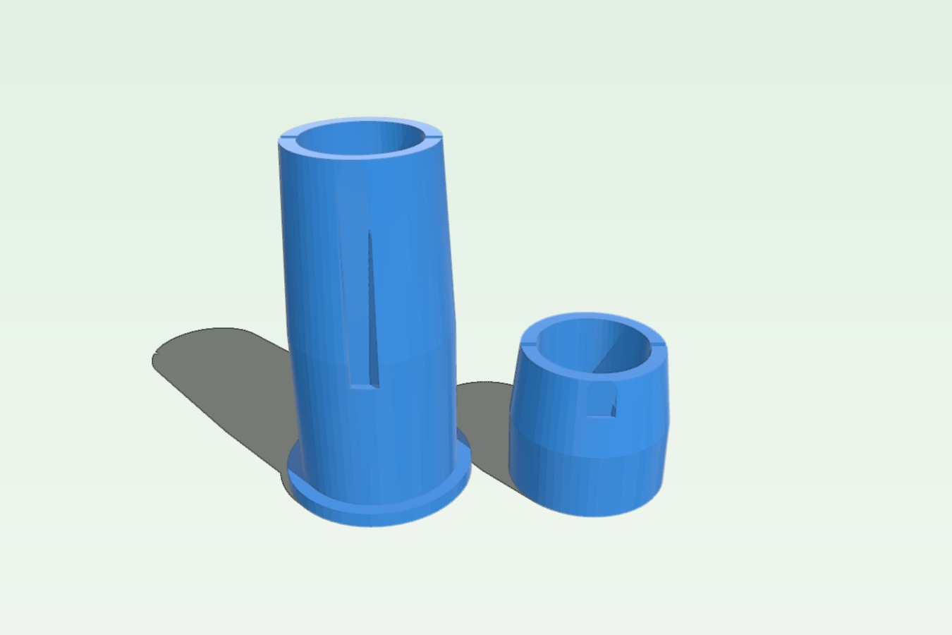Parametric parasol foot bushing