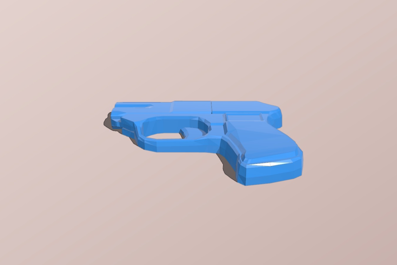 Quad Barreled Snub Nosed Pistol