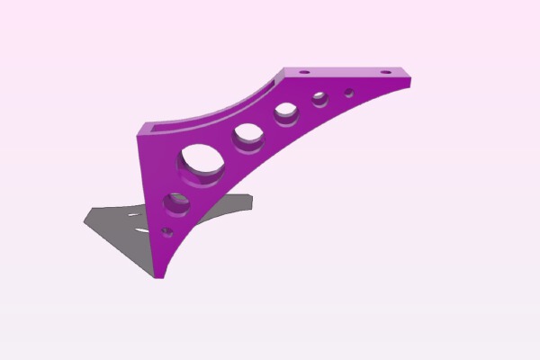 Skateboard Shelf Bracket | 3d print model