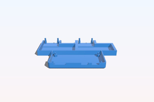 Pi zero case + EasyDrivers | 3d print model