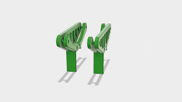 Wanhao_Monoprice Spool Rack | 3d print model