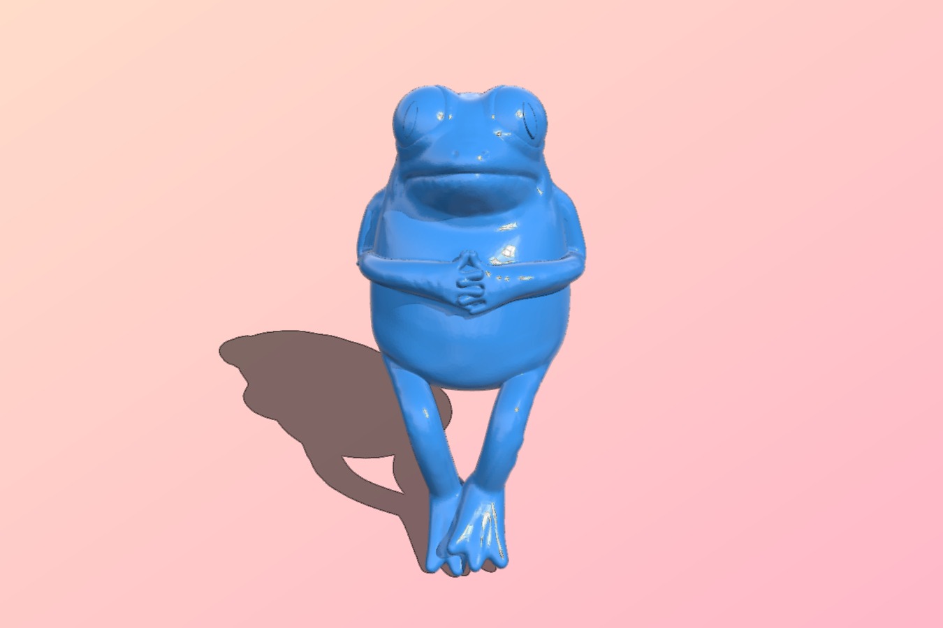 Schwermütiger Mittwochsfrosch