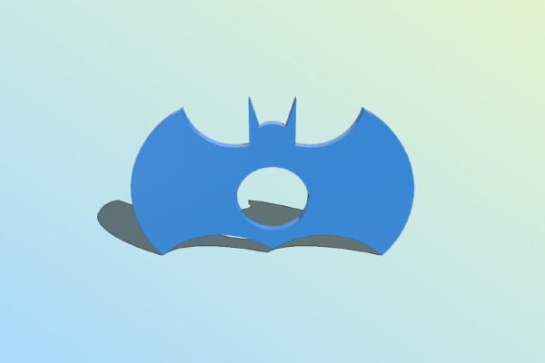 BATMAN Inspired Thumbook Holder | 3d print model