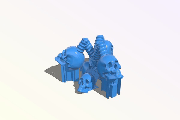 Skull Tree | 3d print model