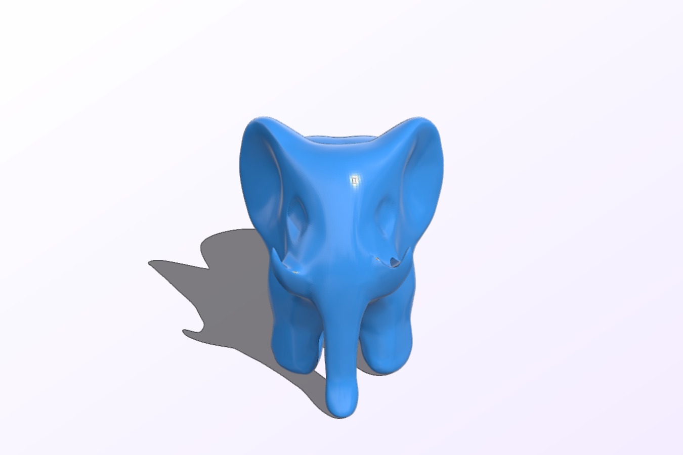 Low poly elephant