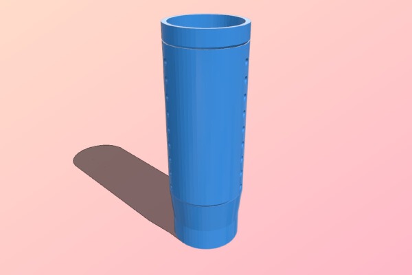 NERF silencer_flash-suppressor #1 | 3d print model