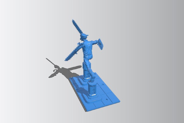 Saw blade demon | 3d print model