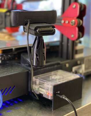 Creality CR-10s Pro Raspberry Pi with optional Cam Mount | 3d print model